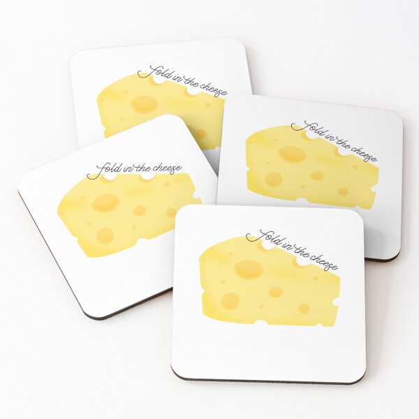 Item preview, Fold in the Cheese Sticker designed and sold by Joelle Krueger.