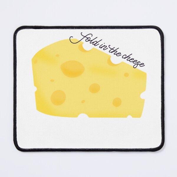 Item preview, Fold in the Cheese Sticker designed and sold by Joelle Krueger.