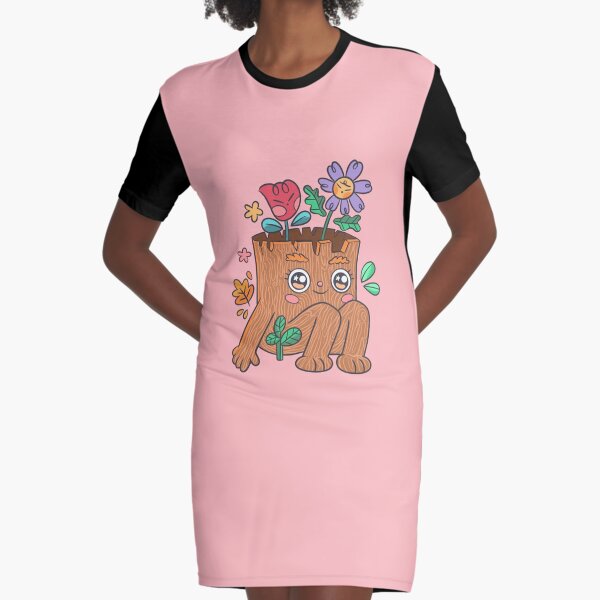 kleiner Kinderbaum mit zarten Blüten T-Shirt Kleid
