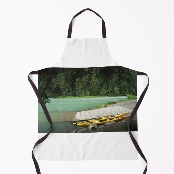 Item preview, Yellow Kayaks at Chilkoot Lake - Haines Alaska designed and sold by Barbara Burkhardt.