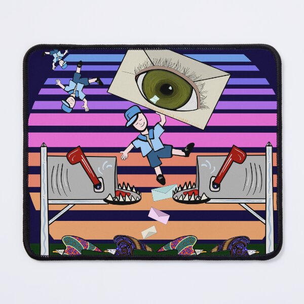 Item preview, Lofi Mailman Chillpop Psychedlic  designed and sold by Sparkleweather.