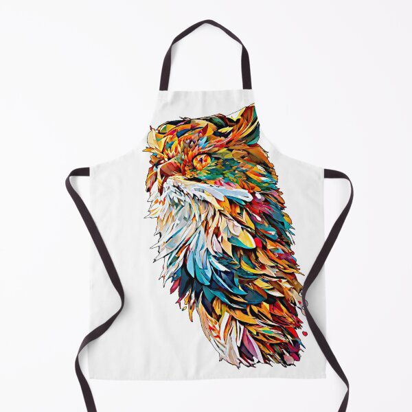 Item preview, The vector art of the owl was a stunning display of vibrant color, showcasing the bird's intridcat detail. designed and sold by Best-Art-32.