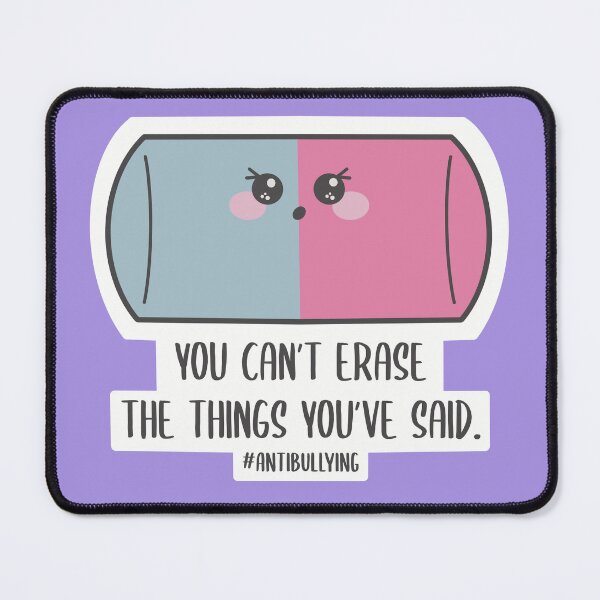 Item preview, Anti bully Eraser White Background designed and sold by SmartRemarks.