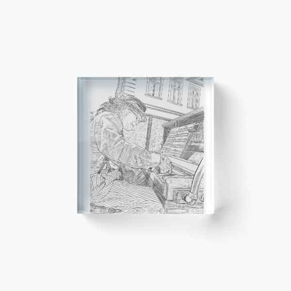 Item preview, Etching of Street Performer - Gallagher  designed and sold by seaplain.