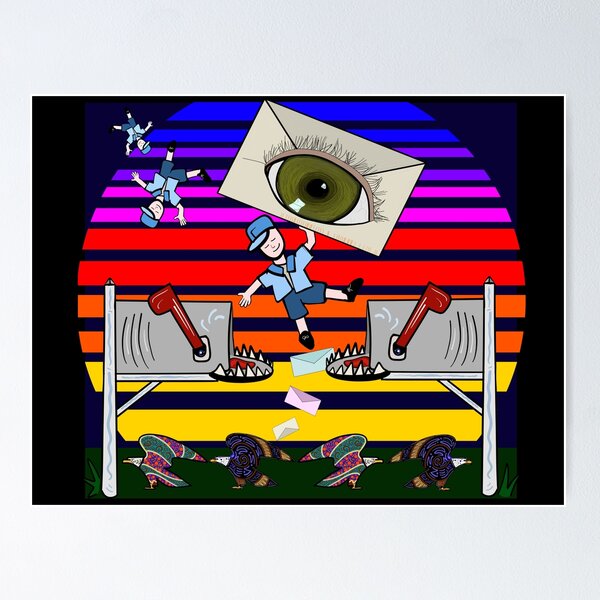 Item preview,  Lofi Mailman Chillpop Psychedlic (2) designed and sold by Sparkleweather.