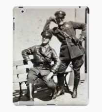 Campy Motorcycle Cops iPad Case/Skin