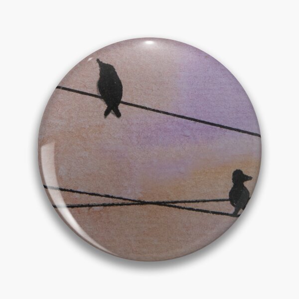Item preview, little birds at sunset in watercolor designed and sold by cefeida.