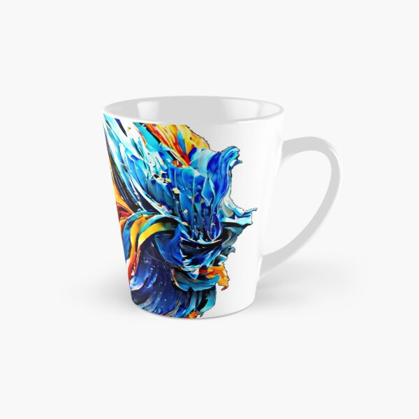 Item preview, The vector art vividly portrays an alien betta fish with a mesmerizing bleand of vibrant and exotic colors. designed and sold by Best-Art-32.