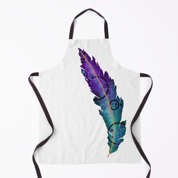 Item preview, Blue and Purple Abstract Feather designed and sold by NicoleFehrArt.