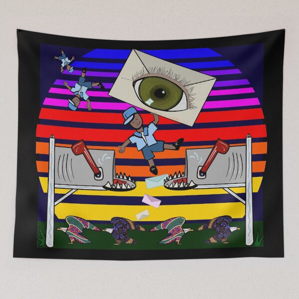 Item preview, Lofi Mailman Chillpop Psychedlic (3) designed and sold by Sparkleweather.