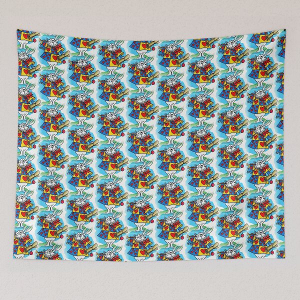 Item preview, Alice in Wonderland March Hare All Over Pattern  designed and sold by ToadsWorkshop.