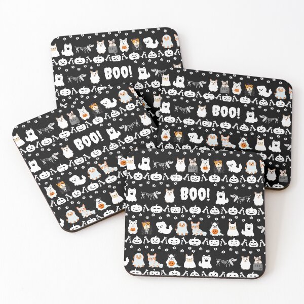 Item preview, Boo! Halloween Ghost Dogs designed and sold by Wendy & Reese.