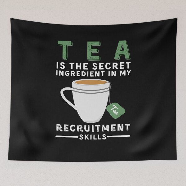 Item preview, Funny Recruiter - Funny Tea Drinker designed and sold by Recruiter-Love.