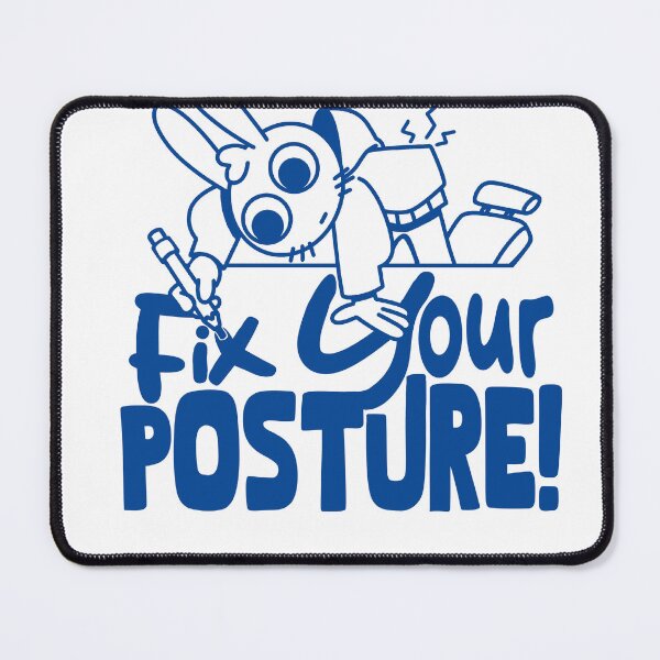 Item preview, FIX YOUR POSTURE artist sticker for them cool Artist people designed and sold by StickrBoy.