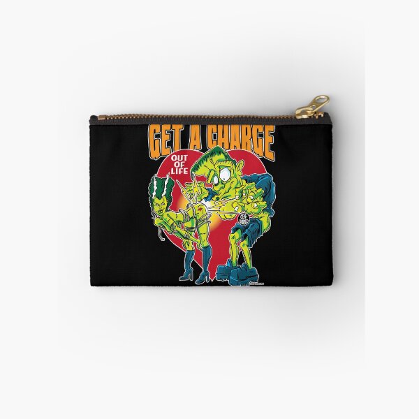 Item preview, Frankenstein Monster and Bride Get A Charge Out Of Life designed and sold by eShirtLabs.