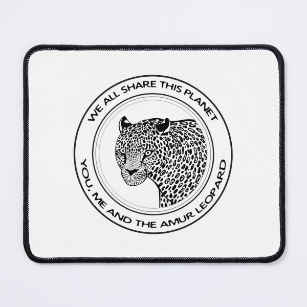 Item preview, Amur Leopard - We All Share This Planet - light colors designed and sold by ElenaDenesik.