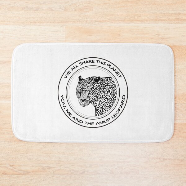 Item preview, Amur Leopard - We All Share This Planet - light colors designed and sold by ElenaDenesik.