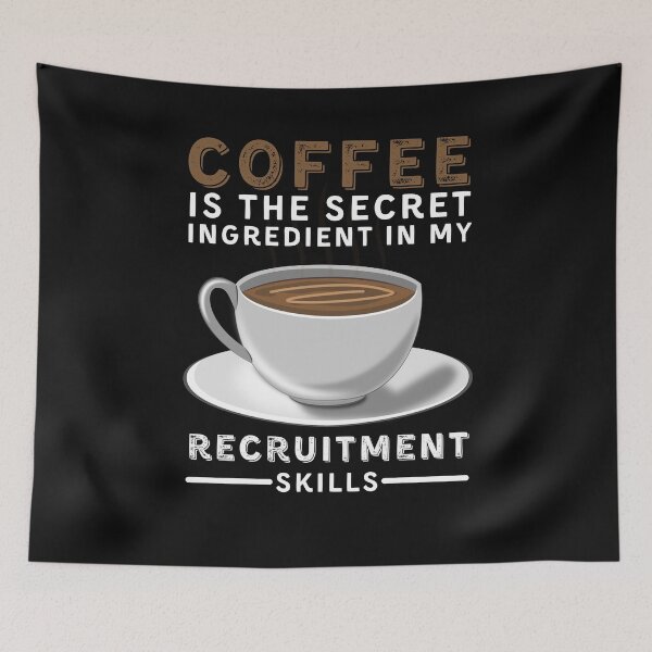 Item preview, Funny Recruiter - Funny Coffee Drinker designed and sold by Recruiter-Love.
