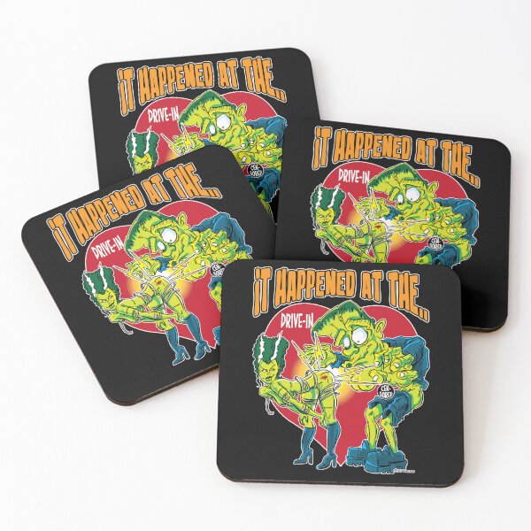Item preview, Frankenstein Monster and Bride It Happened at the Drive-In designed and sold by eShirtLabs.