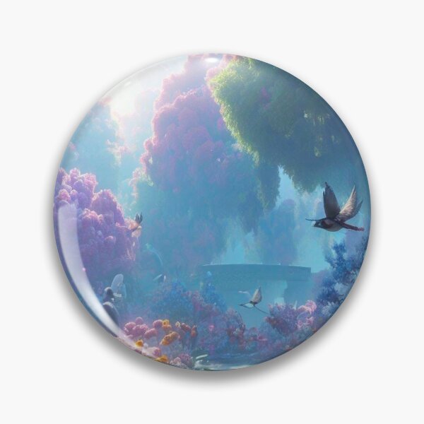 Item preview, Mystical Waters: Tranquil Stream beneath a Rainbow Canopy designed and sold by DreamCove.