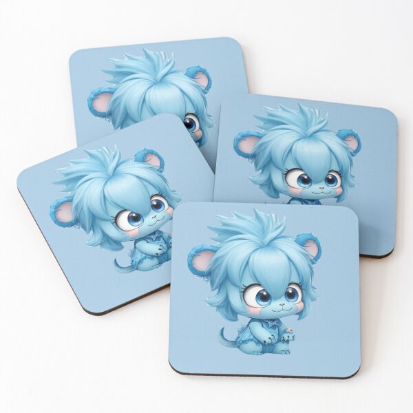 Item preview, Cute blue monster  designed and sold by Gigglyvibes.