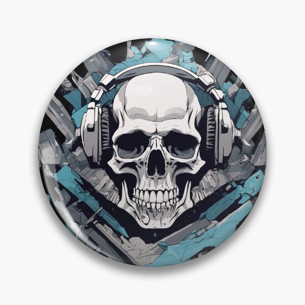 Item preview, Heavy Metal Skull designed and sold by ILikeToasters.