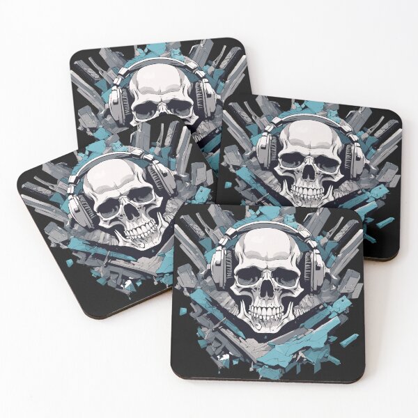 Item preview, Heavy Metal Skull designed and sold by ILikeToasters.