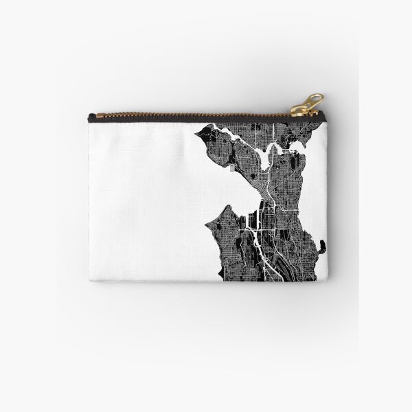 Item preview, Seattle Black and White Map designed and sold by samvschantz.