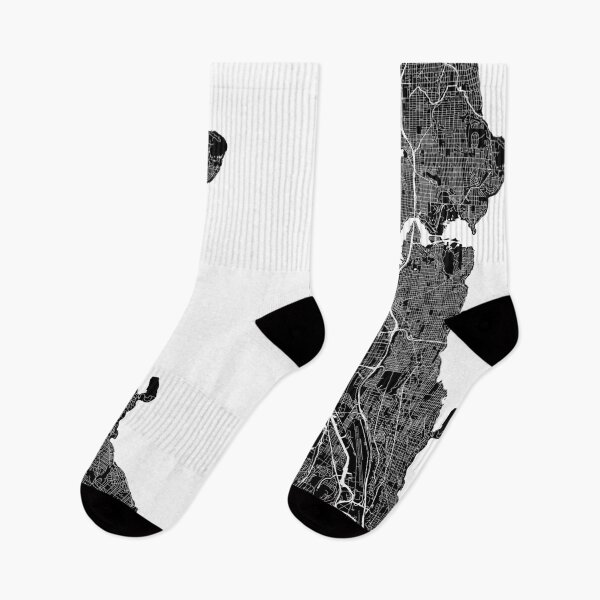 Item preview, Seattle Black and White Map designed and sold by samvschantz.