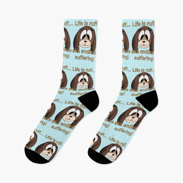 Item preview, Life is ruff dog ( aka endless suffering ) designed and sold by LilyPadShop.