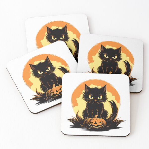 Item preview, Halloween Black Cat Drip by OneMemeWeeb designed and sold by OneMemeWeeb.