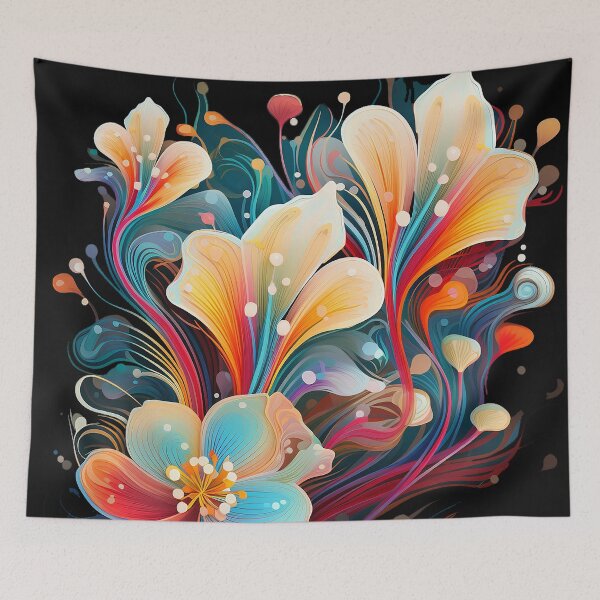 Item preview, Colorful Flower  designed and sold by DesignArtique.