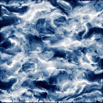 Artwork thumbnail, Abstract White Smoke Clouds Night Sky by calibrit