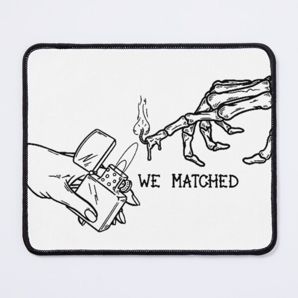 Item preview, Skeleton Hands We Matched Vintage Art Quote designed and sold by yunamaliskova.