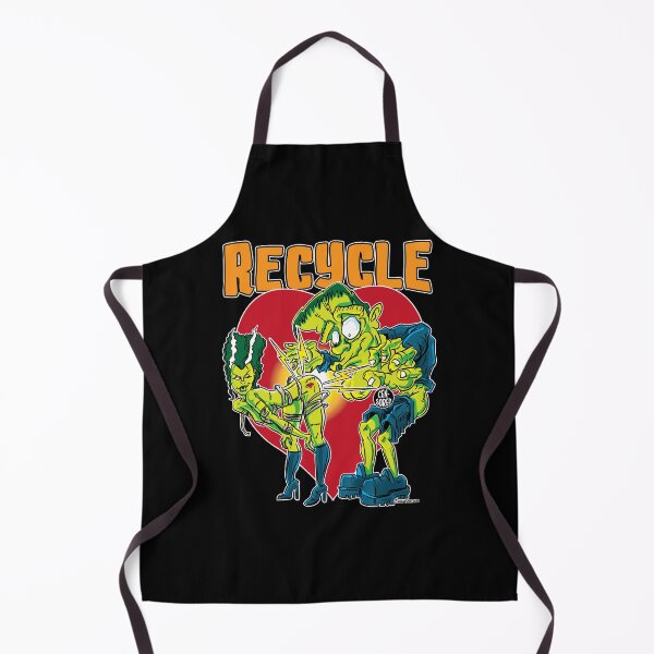 Item preview, Frankenstein Monster and Bride Recycle designed and sold by eShirtLabs.
