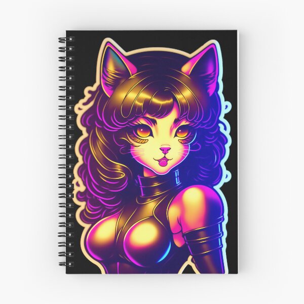 Item preview, Anime futurista estilo Cyberpunk chica gato designed and sold by IceCreamSmile.