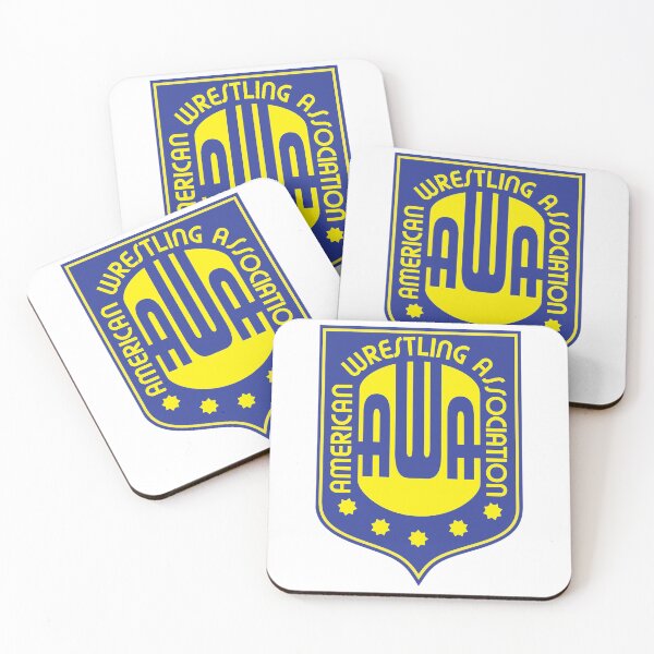 Aperçu de l'œuvre Légendes de la lutte : marchandises avec logo AWA créée et vendue par The Irish Whip.