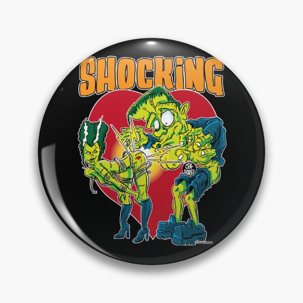 Item preview, Frankenstein Monster and Bride Shocking designed and sold by eShirtLabs.