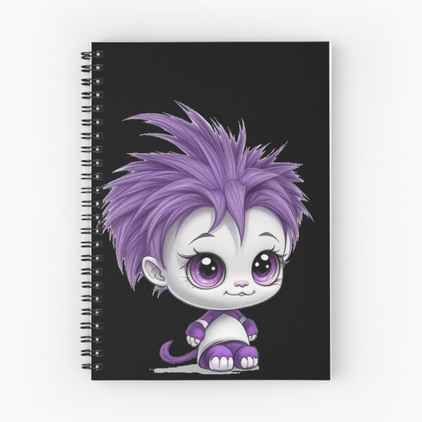 Item preview, Cute purple adorable baby monster  designed and sold by Gigglyvibes.