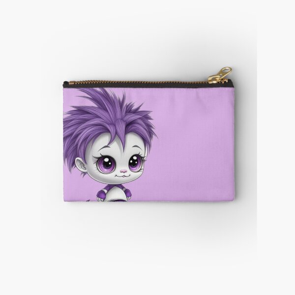 Item preview, Cute purple adorable baby monster  designed and sold by Gigglyvibes.