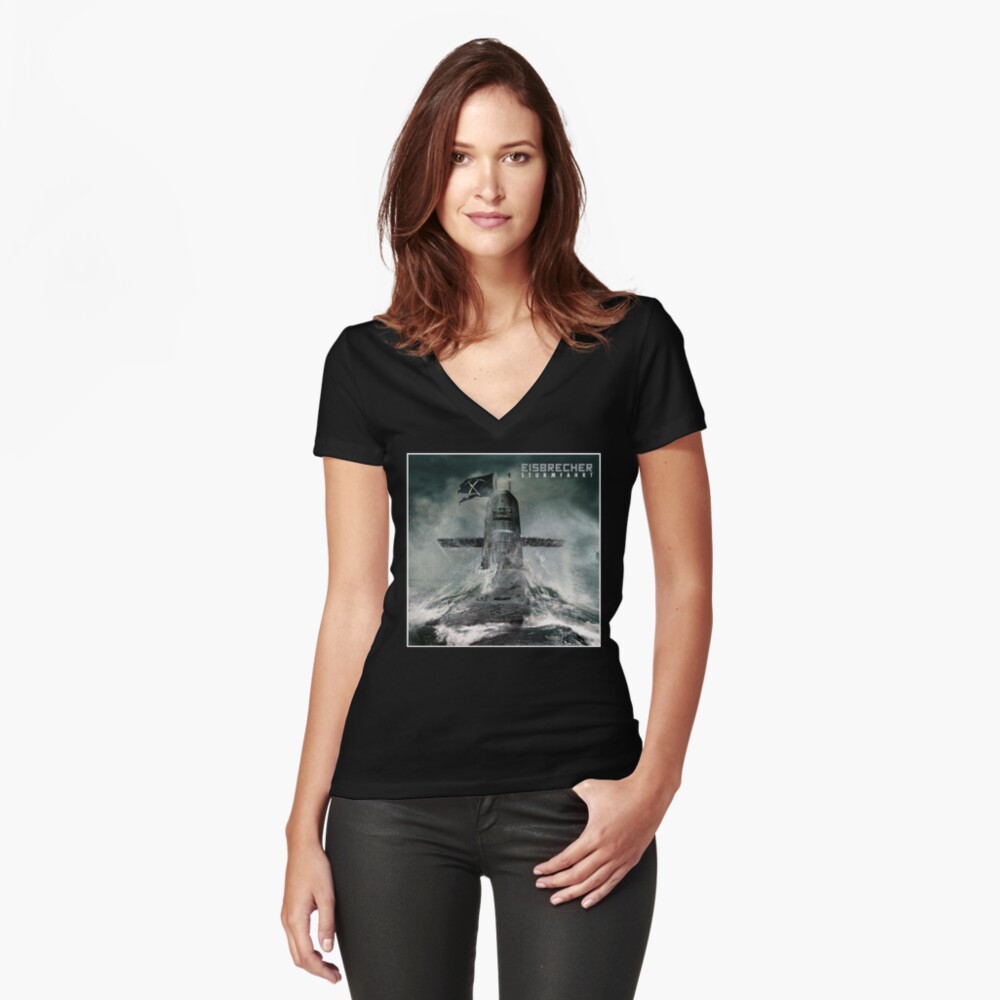 Item preview, Fitted V-Neck T-Shirt designed and sold by Elysmporium.