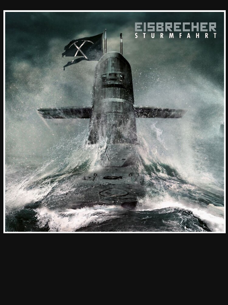Thumbnail 7 of 7, Essential T-Shirt, Eisbrecher - Sturmfahrt Album 2017 designed and sold by Elysmporium.