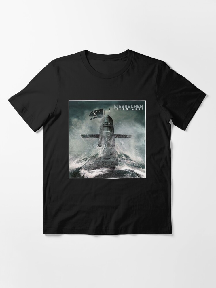 Thumbnail 3 of 7, Essential T-Shirt, Eisbrecher - Sturmfahrt Album 2017 designed and sold by Elysmporium.