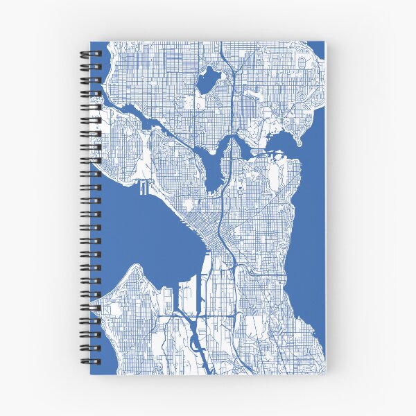 Artikelvorschau, Seattle Karte entworfen und verkauft von samvschantz.