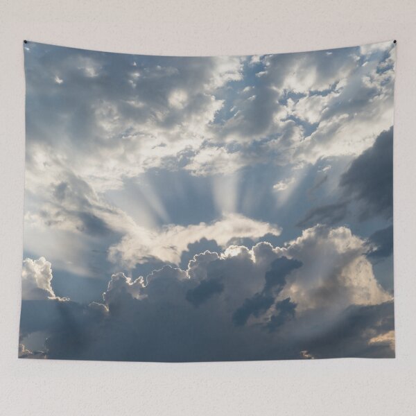 Item preview, Amazing Cloudscape - Layered Skyview God Rays and the Coolest Cloud Shadows designed and sold by Georgia Mizuleva.