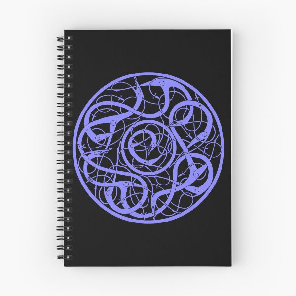 Item preview, Urnes Beasts Round Purple designed and sold by Elissaveta.