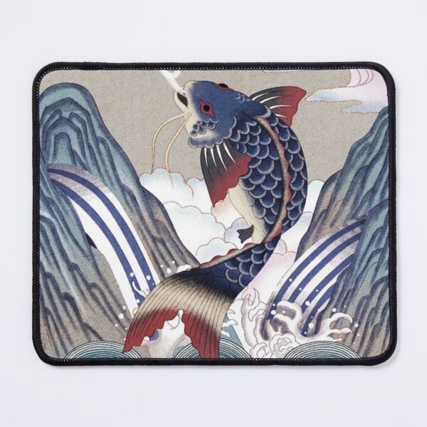Item preview, Koi Fish and Sun Japanese Art designed and sold by beautyinlove.