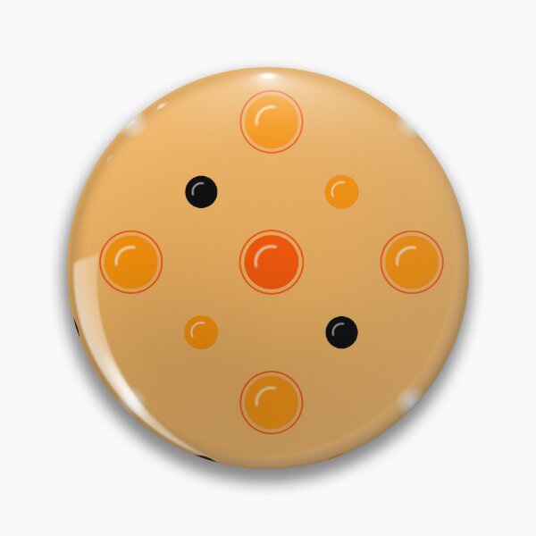 Item preview, Peach background circle dot pattern  designed and sold by NAGNE.
