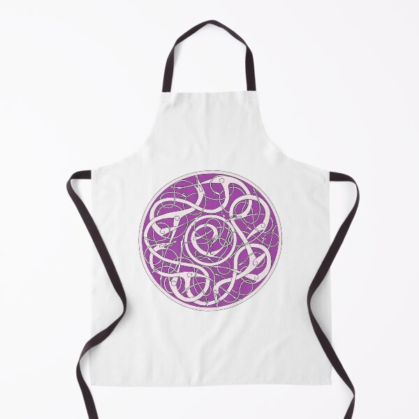 Item preview, Urnes Beasts Round Pink Grape designed and sold by Elissaveta.