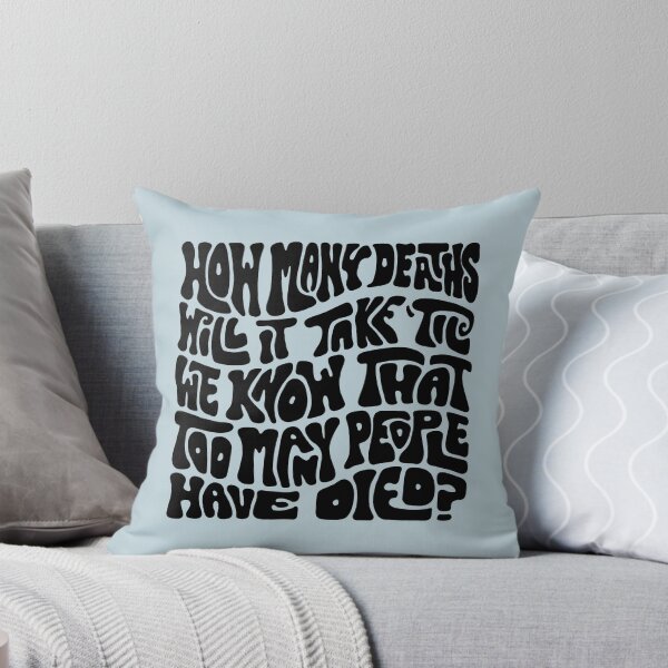 Item preview, How Many Deaths Will It Take Word Art designed and sold by Unhinged Heather.